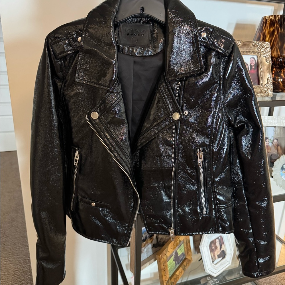 Black Faux Leather Jacket
